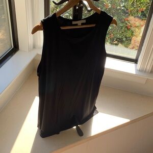 Chic Black Sleeveless Tank Top